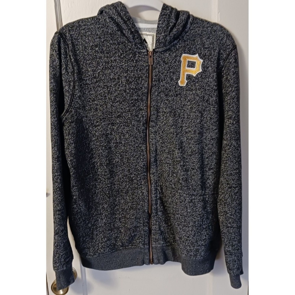 Majestic Pittsburgh Pirates MLB Youth Full Zip Hoodie, Size XL/Women's‎ S/M